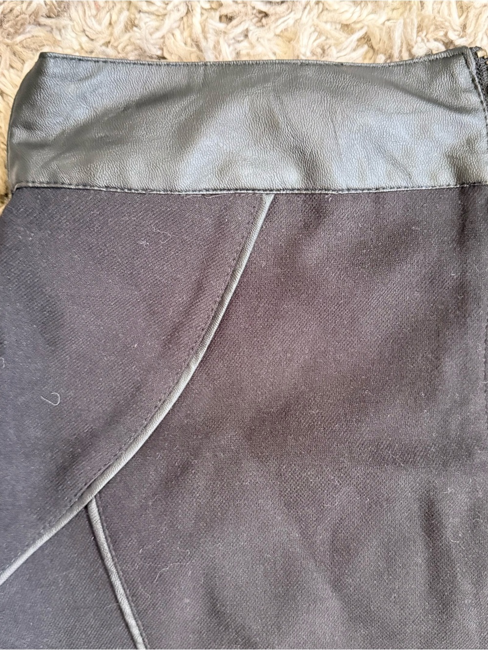 Darling MIDI skirt with Faux Leather Trims - Picture 4 of 5